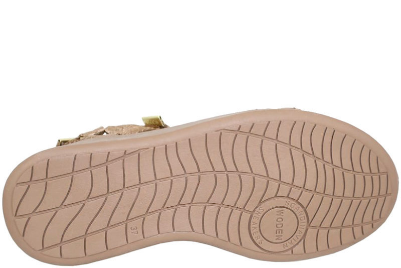 WODEN LINE SANDAL I BRUNT TEKSTIL