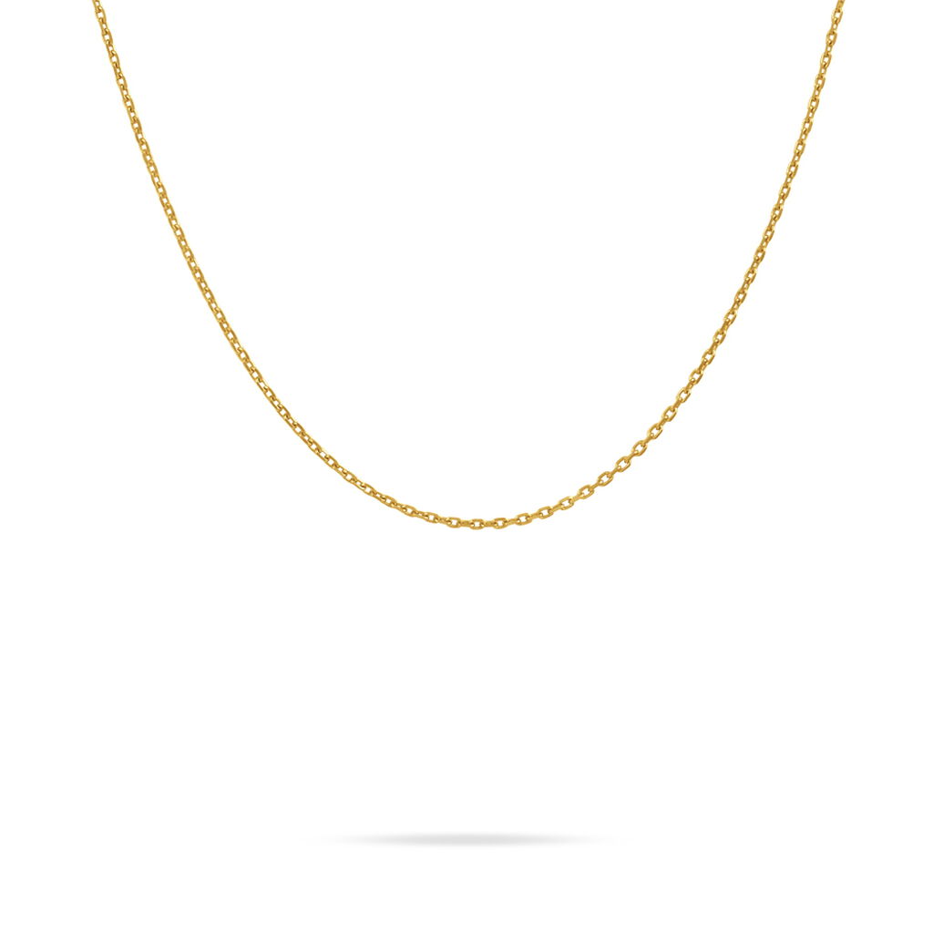 Chaîne Igoa Maille Forçat Diamantee Or Jaune