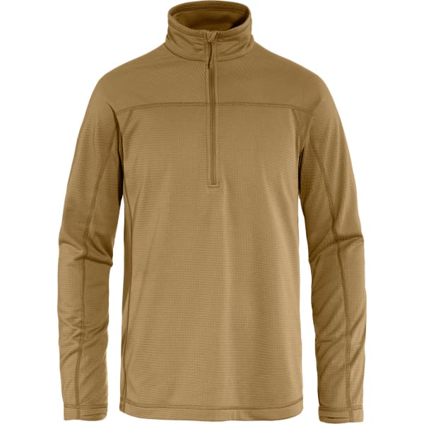 Sweat polaire FJALLRAVEN ABISKO LITE FLEECE HALF ZIP M BUCKWHEAT BROWN