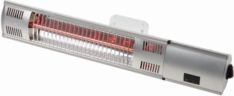 SUNRED - RD-SILVER - Wandheater - Zilver - Infrarood - 2000W