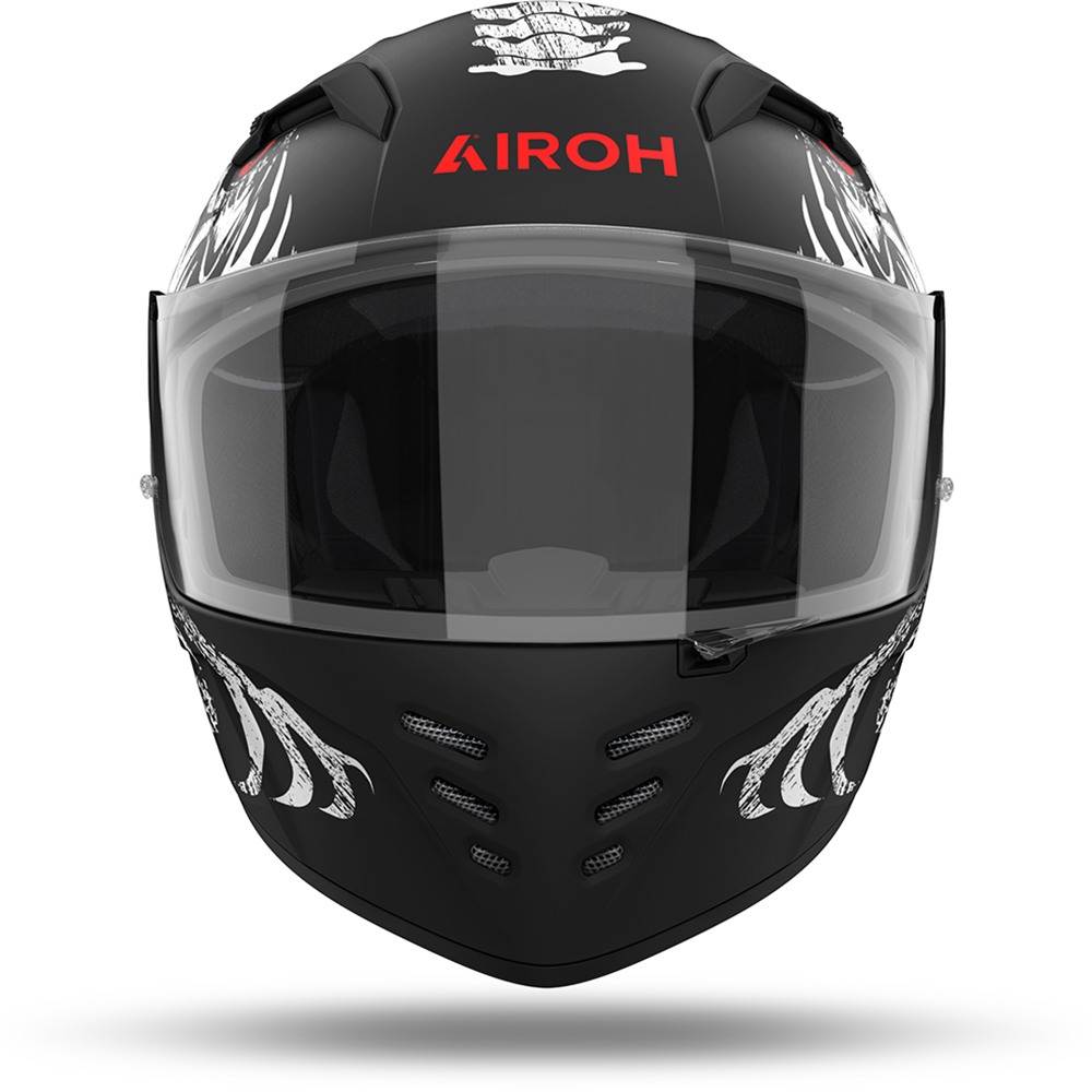Airoh - Casque Connor Myth Noir / Blanc / Rouge / Mat