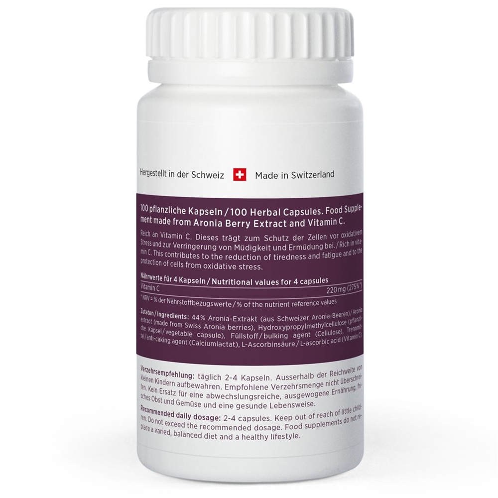 KINGNATURE Aronia Vida Extrakt 500 mg<br>100 Stück, Kapsel