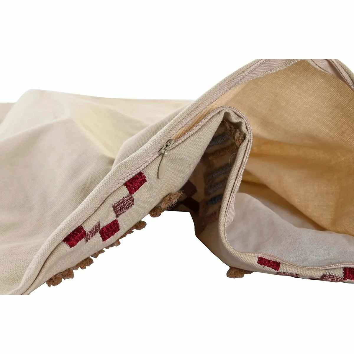 Housse de coussin DKD Home Decor - Beige