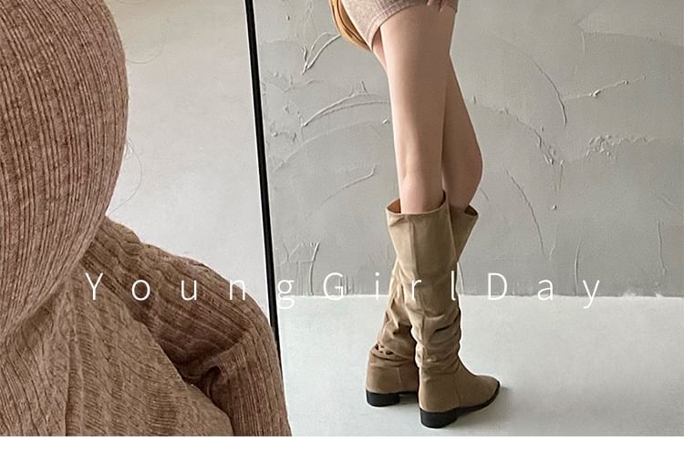 RainGirl - Lange mouwen V-hals effen gebreide top / Hoge taille effen mini-kokerrok