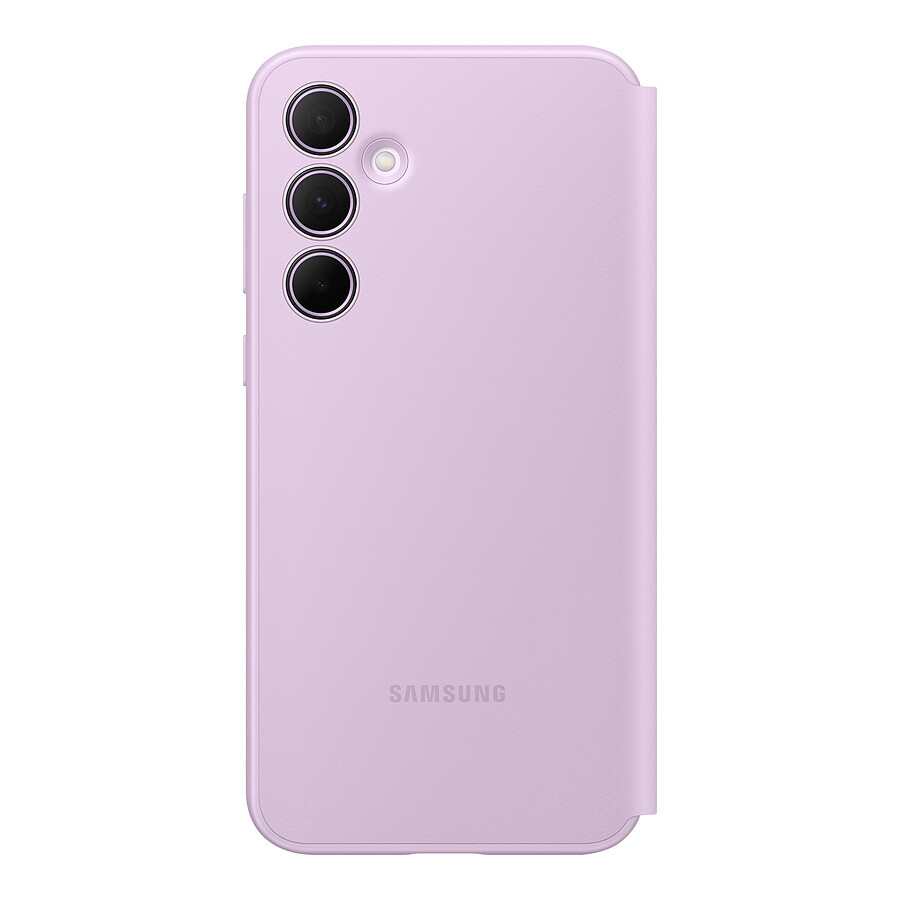 Samsung Étui Smart View Violet avec porte-carte - Galaxy A35