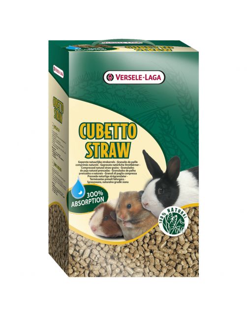 Versele-Laga Cubetto Straw Strokorrels - Bodembedekking - 12 l 5 kg
