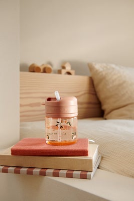 LIEWOOD Pavia Tritan Sugerørkopp 280 ml, Peach/Sea Shell