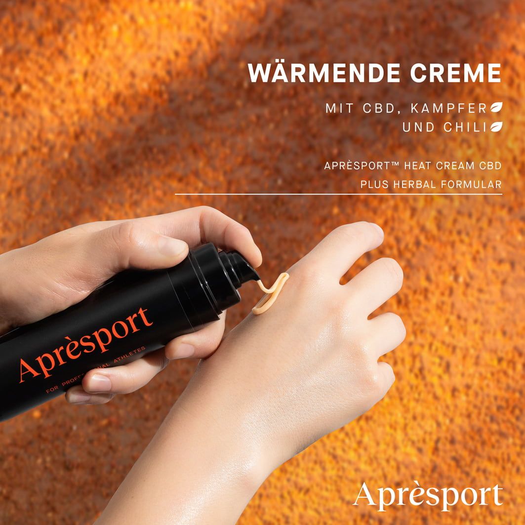 Aprèsport™ Heat Cream CBD plus Herbal Formular