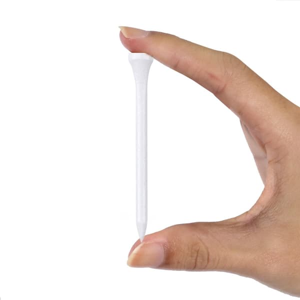 INF golftees, golftees i bulk, golftilbehør 10-pakning Slitesterkt bambusmateriale