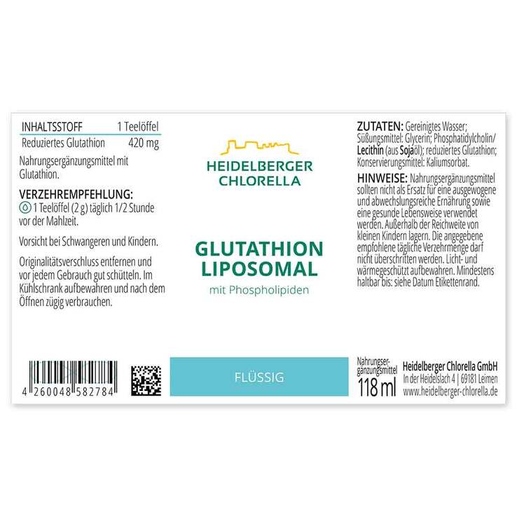 Glutathion Liposomal flüssig, 118 ml