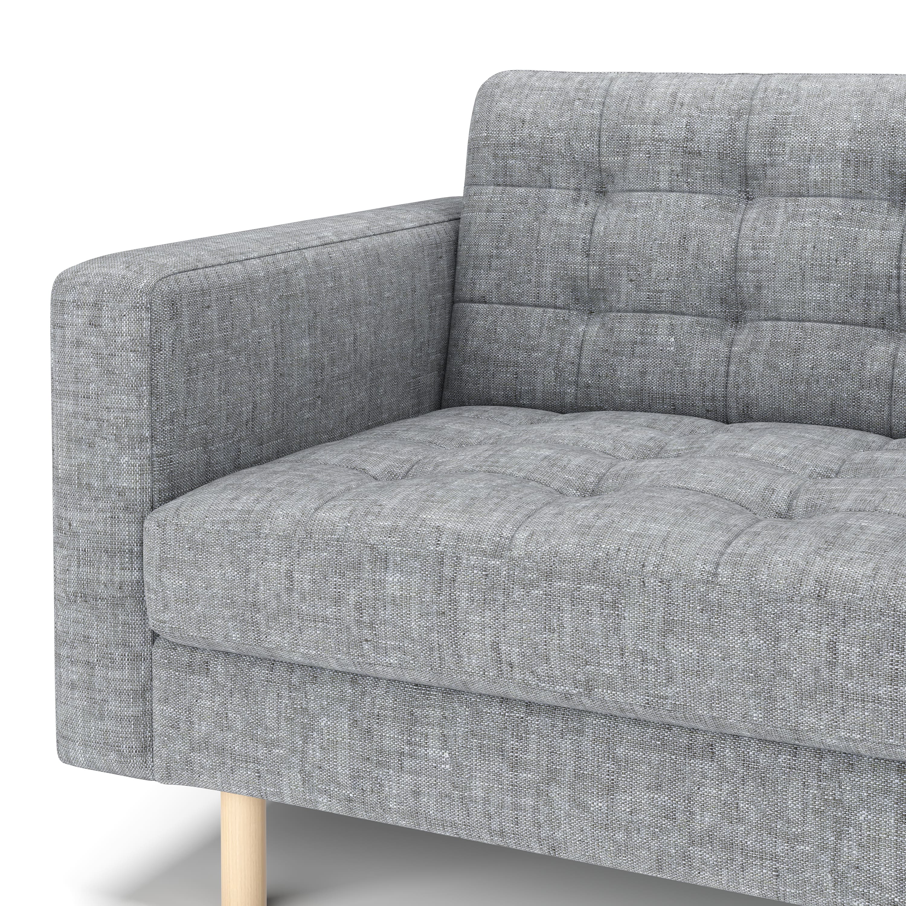 Sofa ALISHA 3-Sitzer grau