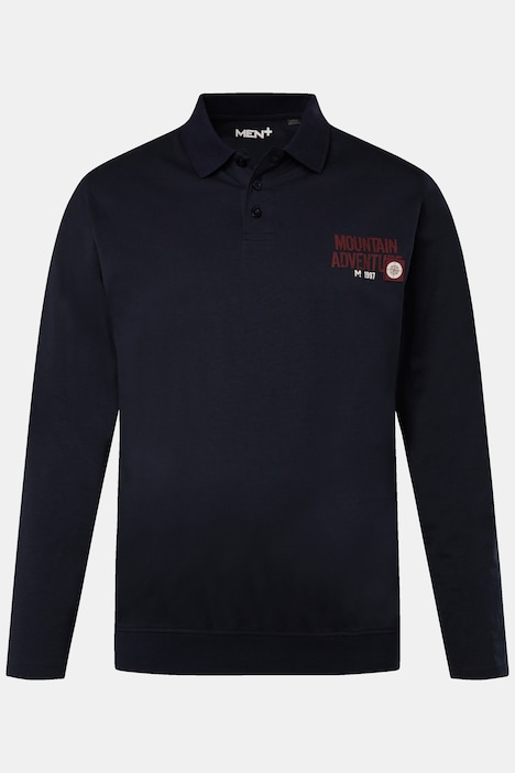 Men+ Poloshirt, Langarm, Bauchfit, bis 8 XL