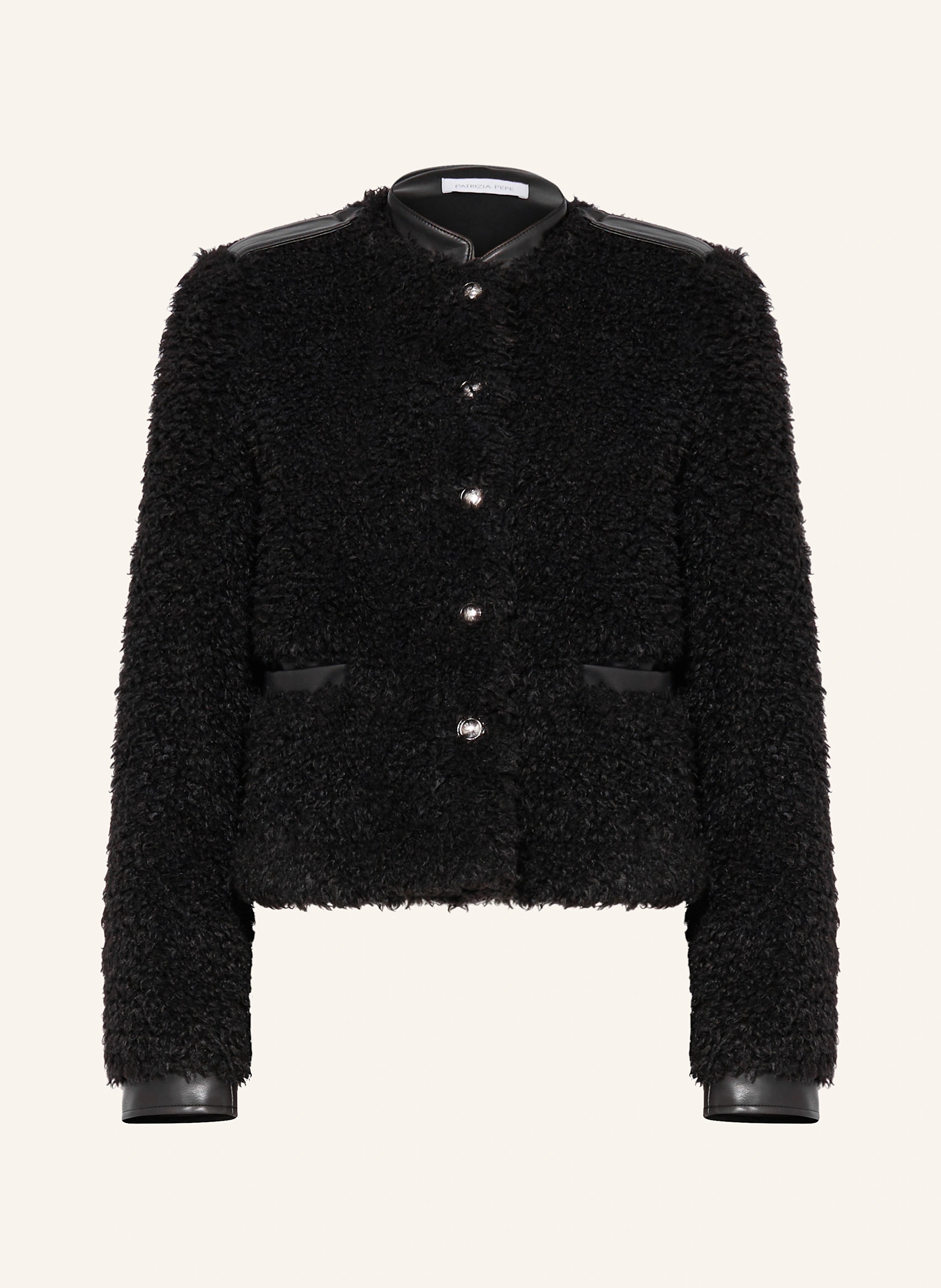 PATRIZIA PEPE Teddyfell-Jacke