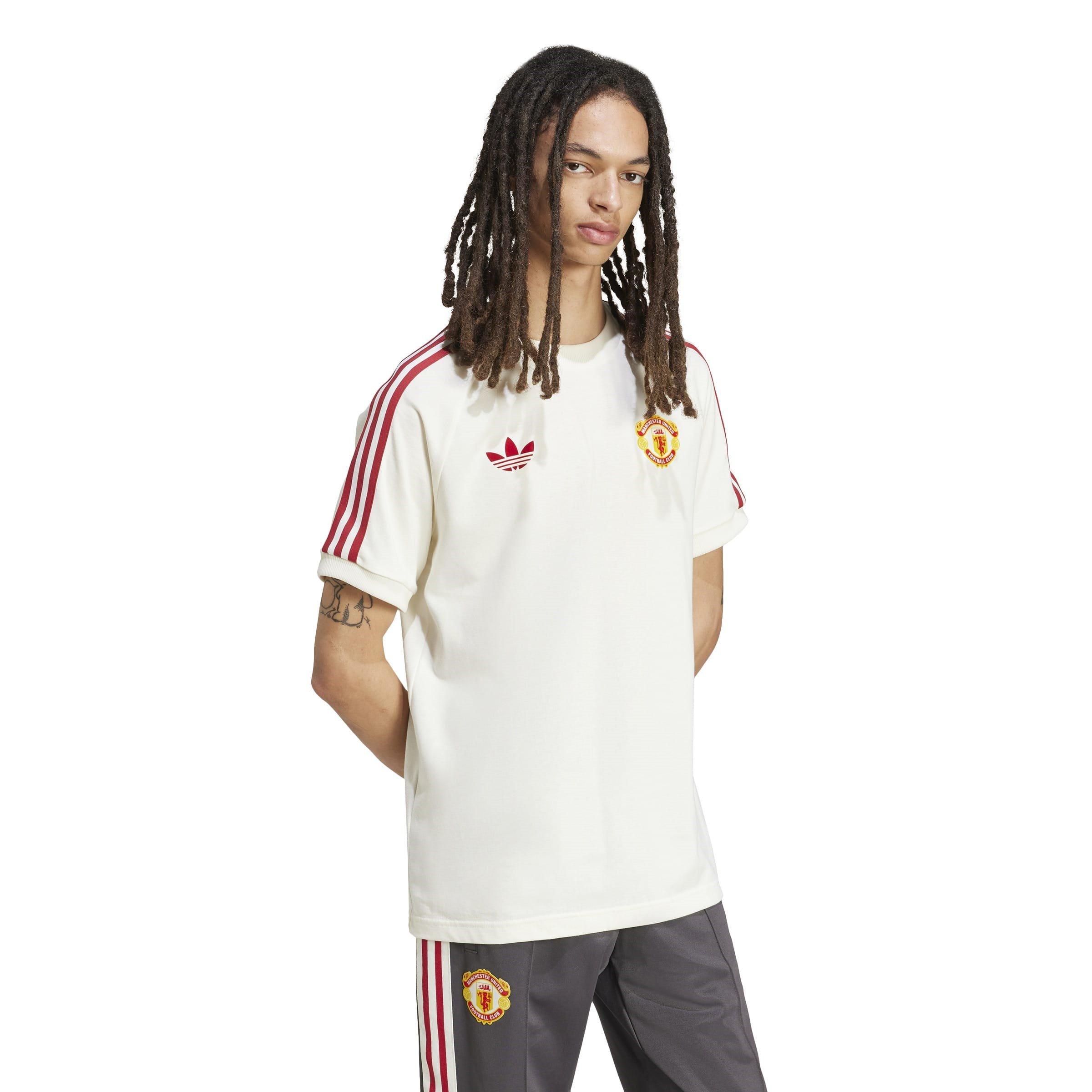 adidas Originals Manchester United Adicolor Classics 3 Stripes T Shirt Adults