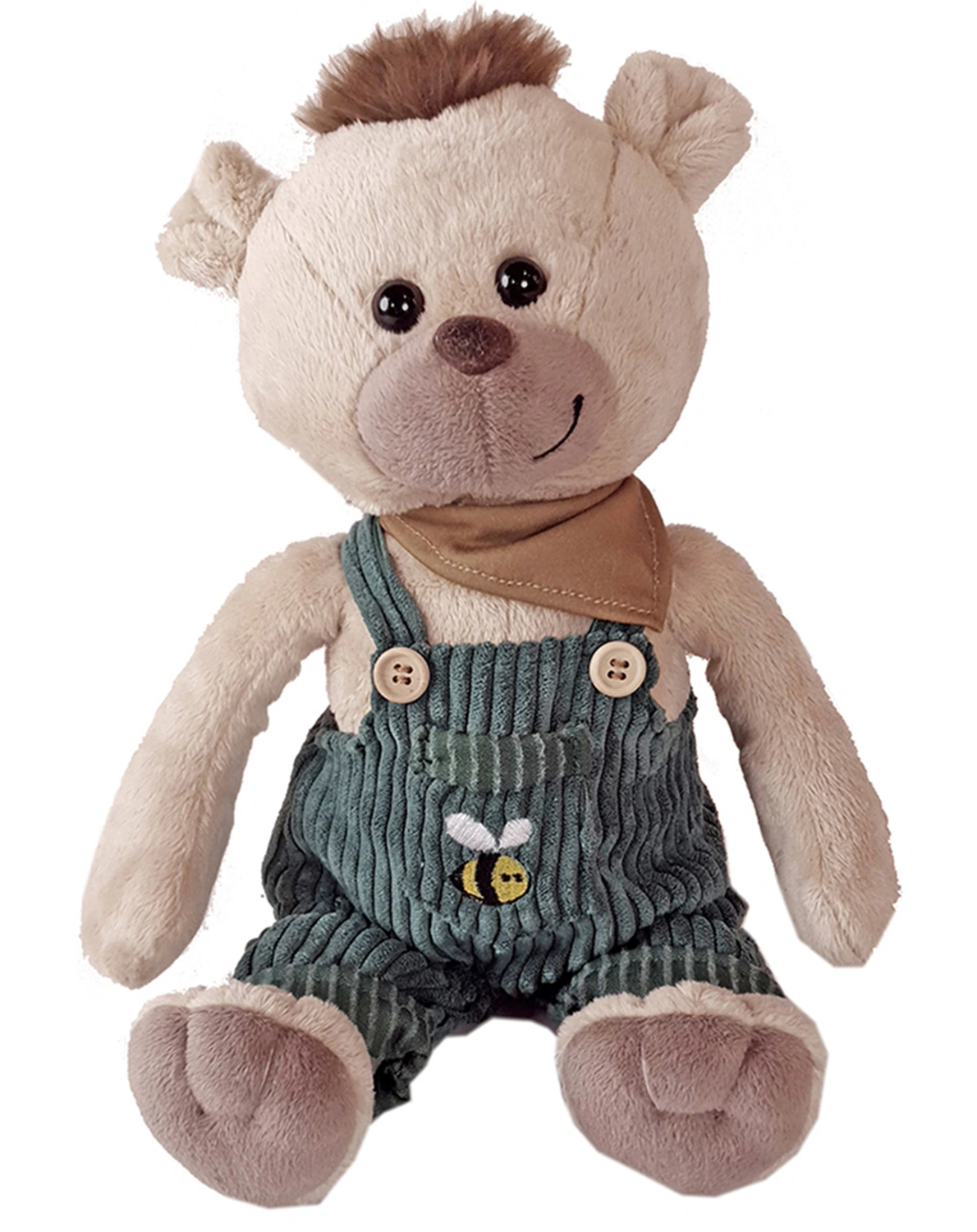 Kuscheltier LATZHOSEN GANG - BÄR HUGO HONIG (35cm)