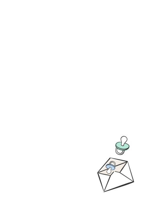 Greetz | Geboortekaart | speentjes | it's a boy