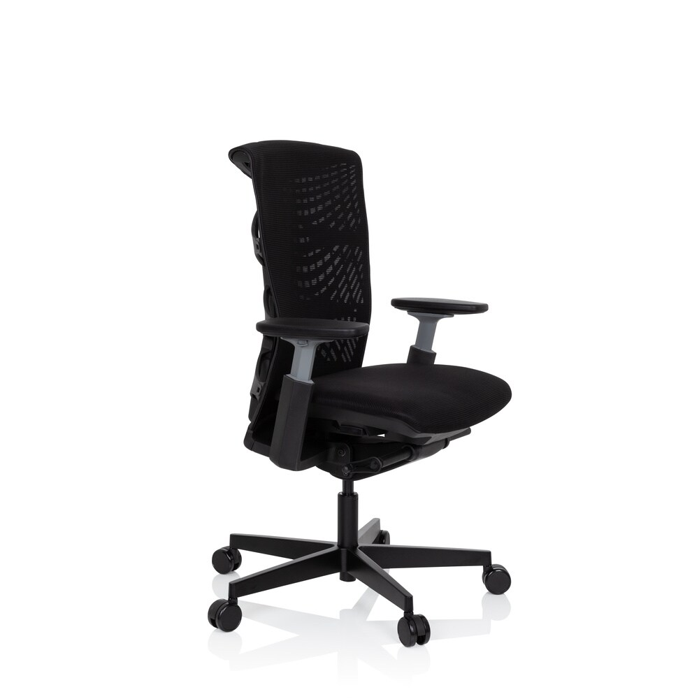 Profi Bürostuhl SKOPE Netzstoff mit Armlehnen (höhenverstellbar) hjh OFFICE