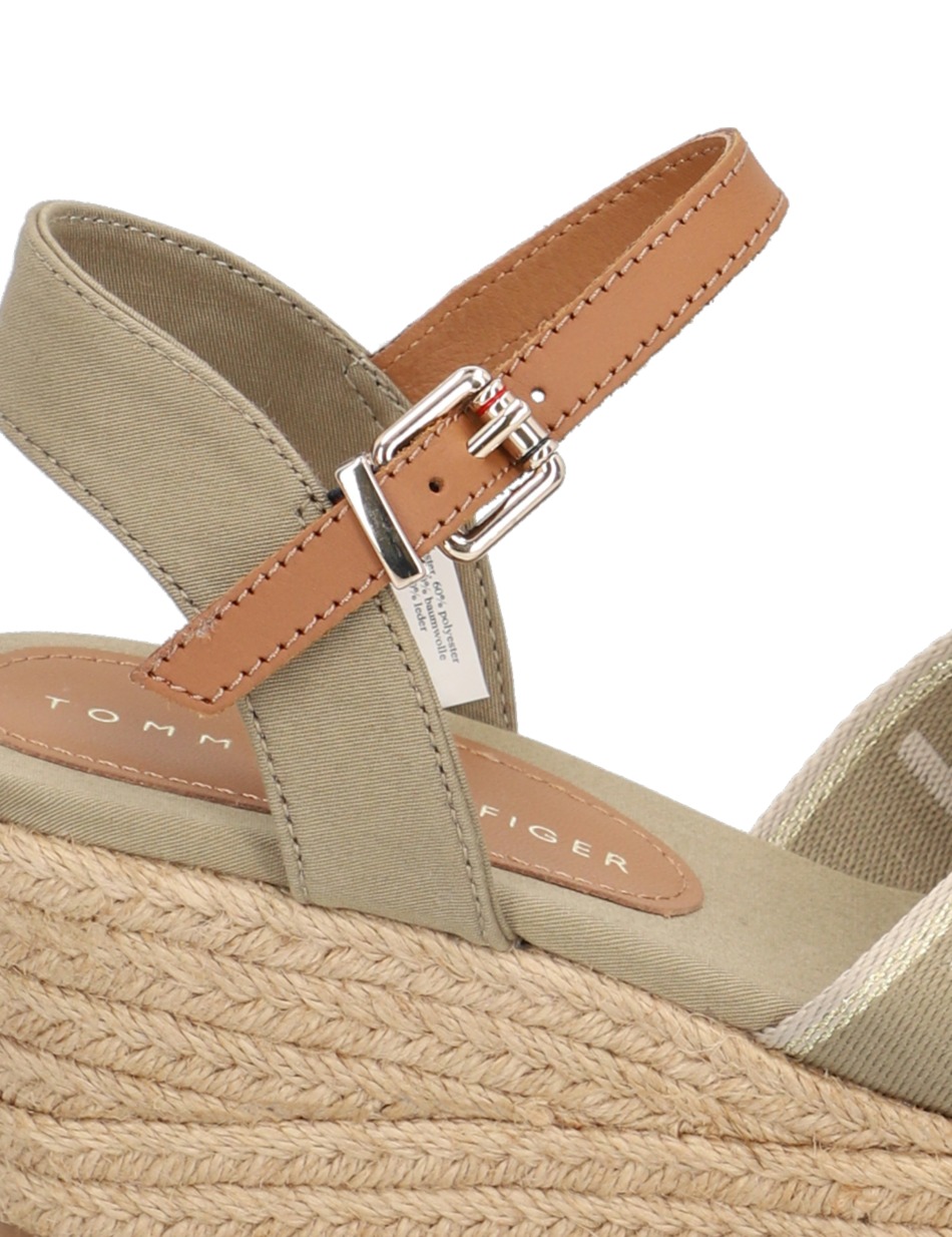 TOMMY WEBBING LOW WEDGE SANDAL