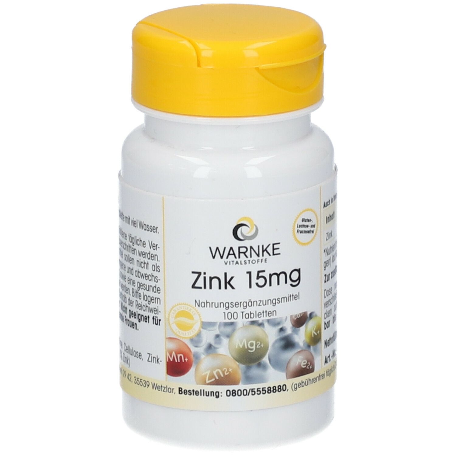 WARNKE Zink 15 mg