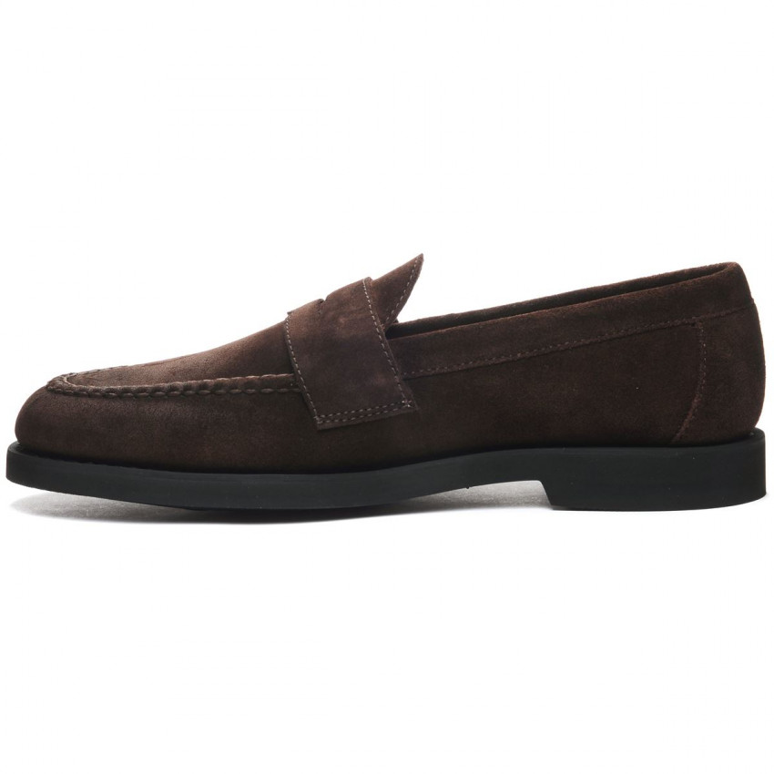 RYAN SUEDE POLARIS DARK BROWN MOCASSIN-Mocassin pour homme en suede