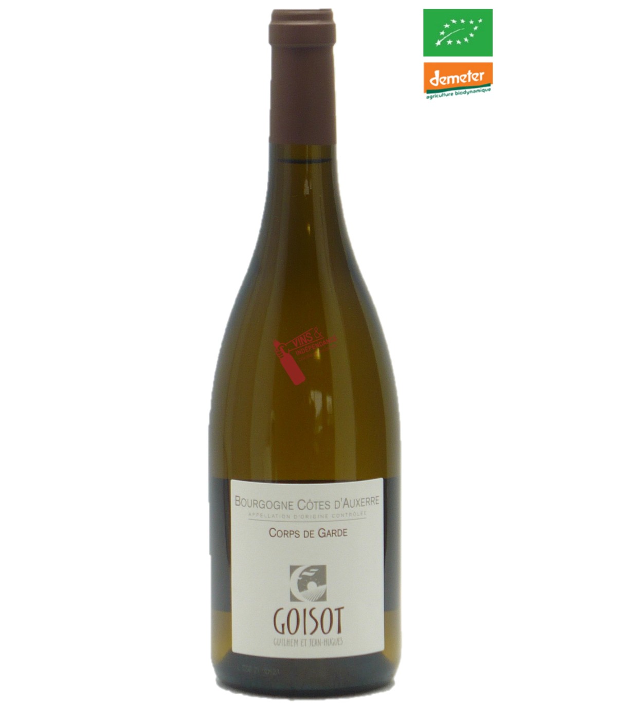 Guilhem et Jean-Hugues Goisot Côtes d'Auxerre (blanc)