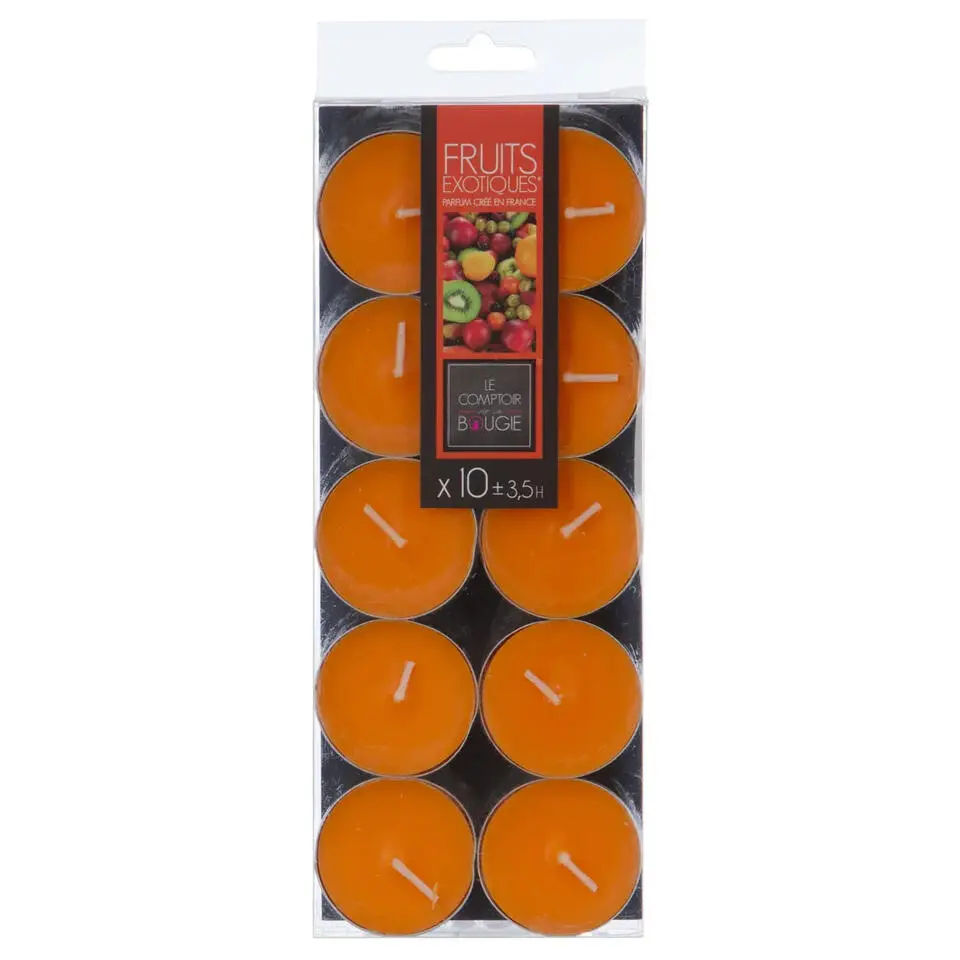 Atmosphera Geurtheelichtjes - 10x stuks - Exotisch Fruit geur