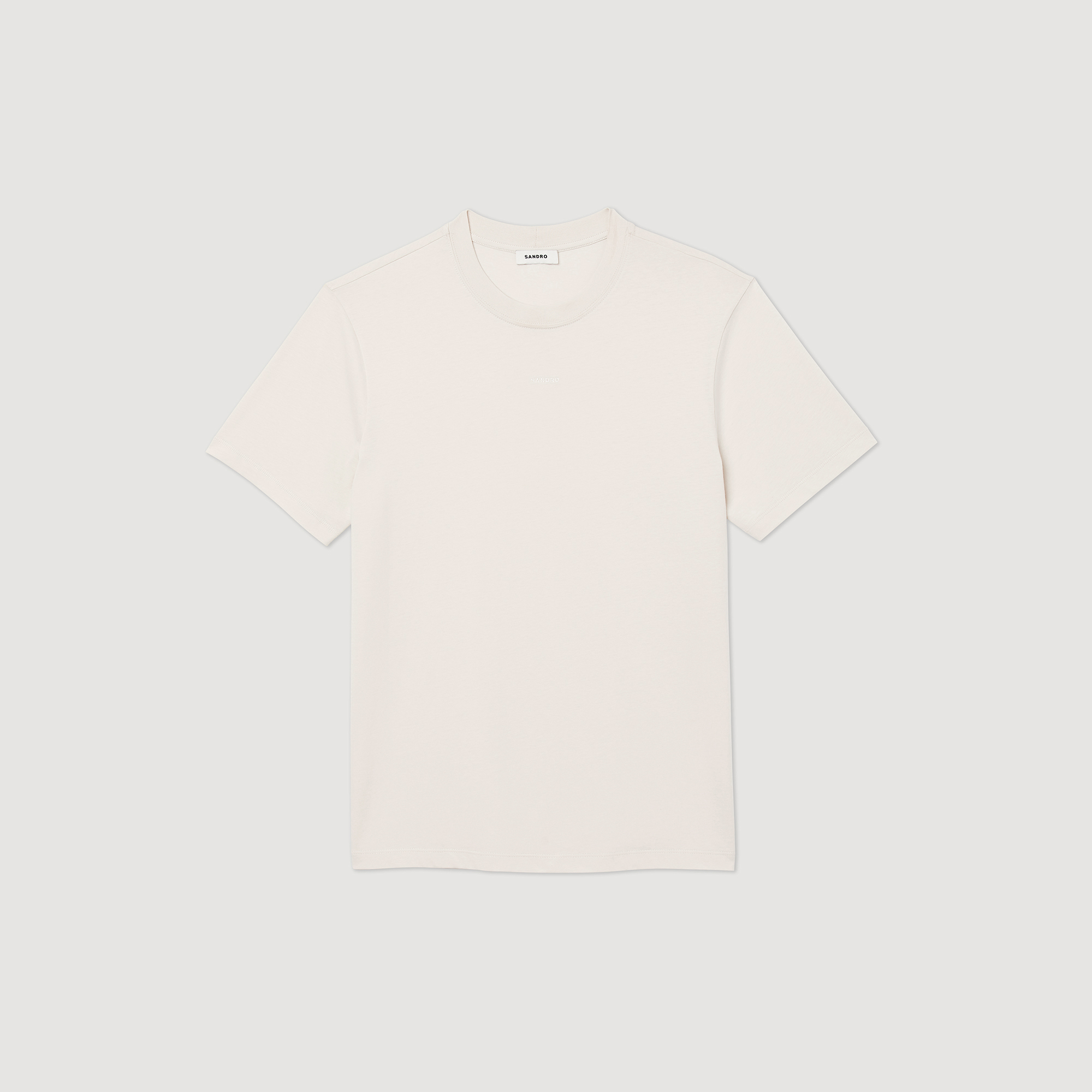 T-shirt brode Sandro en coton biologique