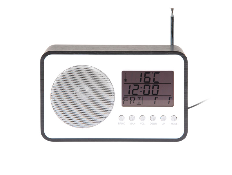 Alarm Clock FM Radio KA6036BK Black