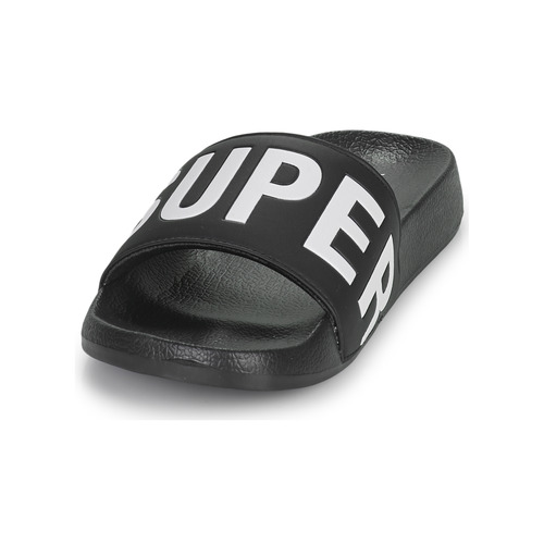 Superdry - CODE CORE POOL SLIDE - Noir