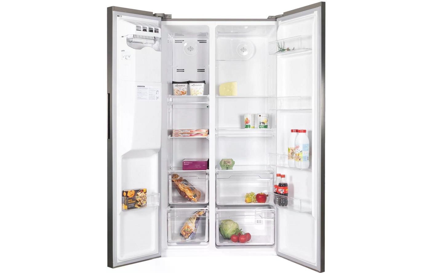 Foodcenter FC513 Grau<br>Side by Side Kühlgerät mit Icemaker