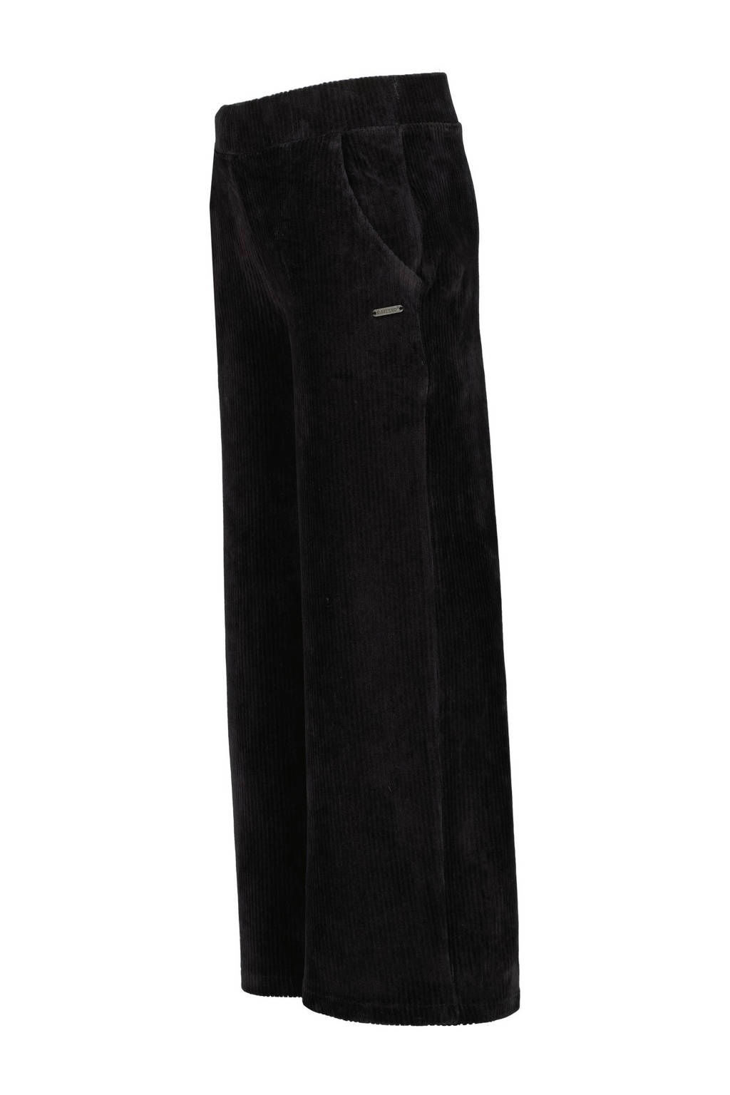 Raizzed wide leg broek Cara zwart