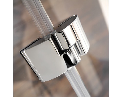 Ronde douche Breuer Espira R550 80x80 cm helder glas profiel kleur chroom