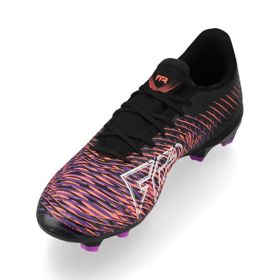 PUMA Future 8 Play FG/AG Unlimited - Noir/Blanc/Glowing Red Femme