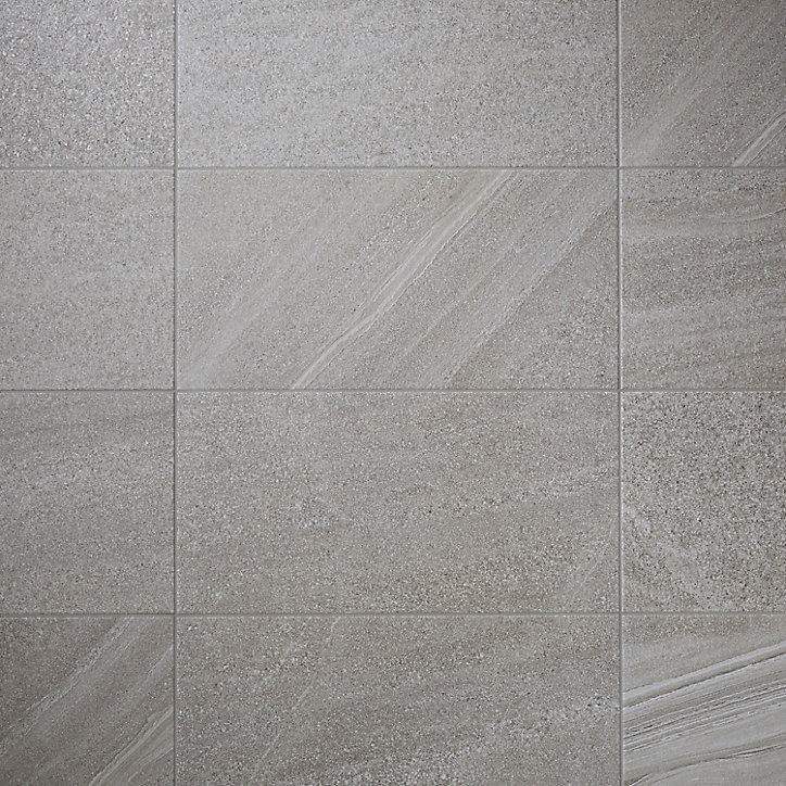 Carrelage extérieur English stone gris 30 x 60 cm