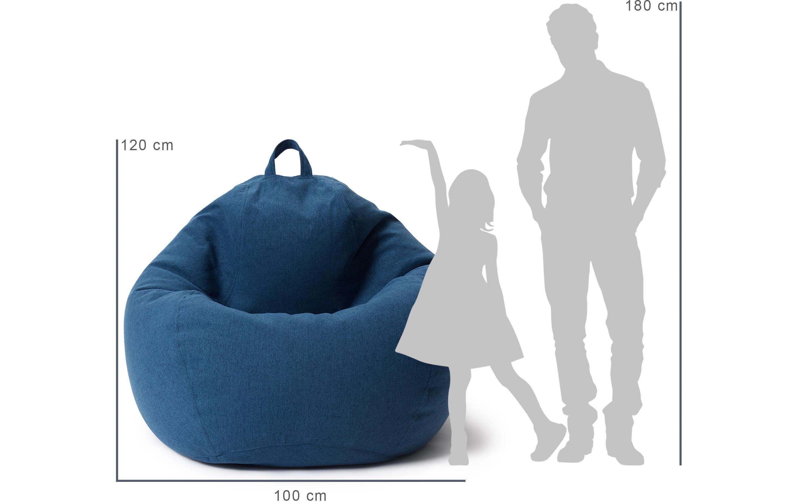 Sitzsack Comfort Line 315 L, Dunkelblau<br>Sitzsack für innen und aussen
