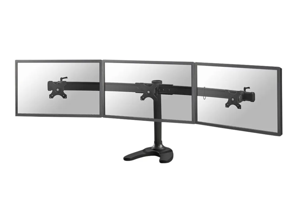 Neomounts FPMA-D700DD3 - Stativ - for 3 LCD skærme - sort - skærmstørrelse: 10