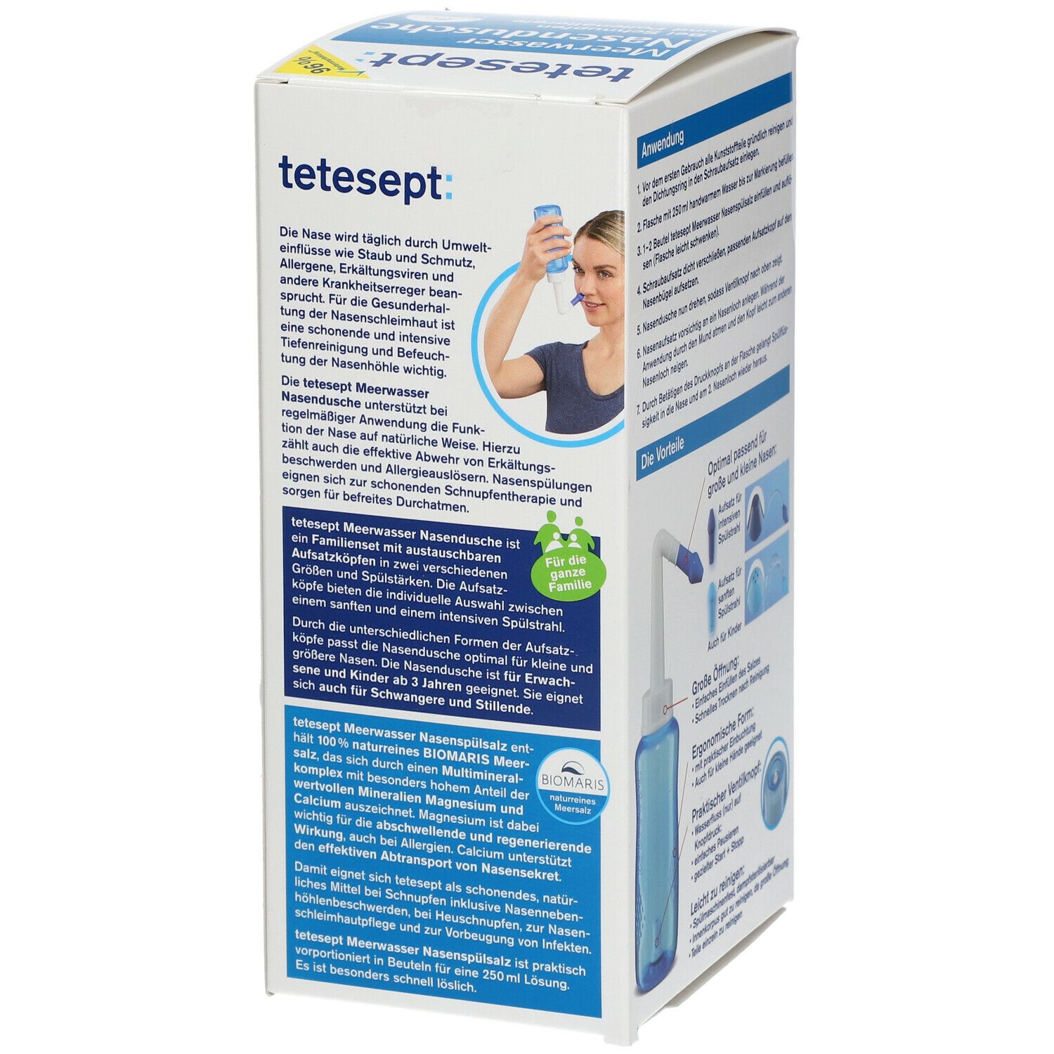 tetesept® Meerwasser Nasendusche