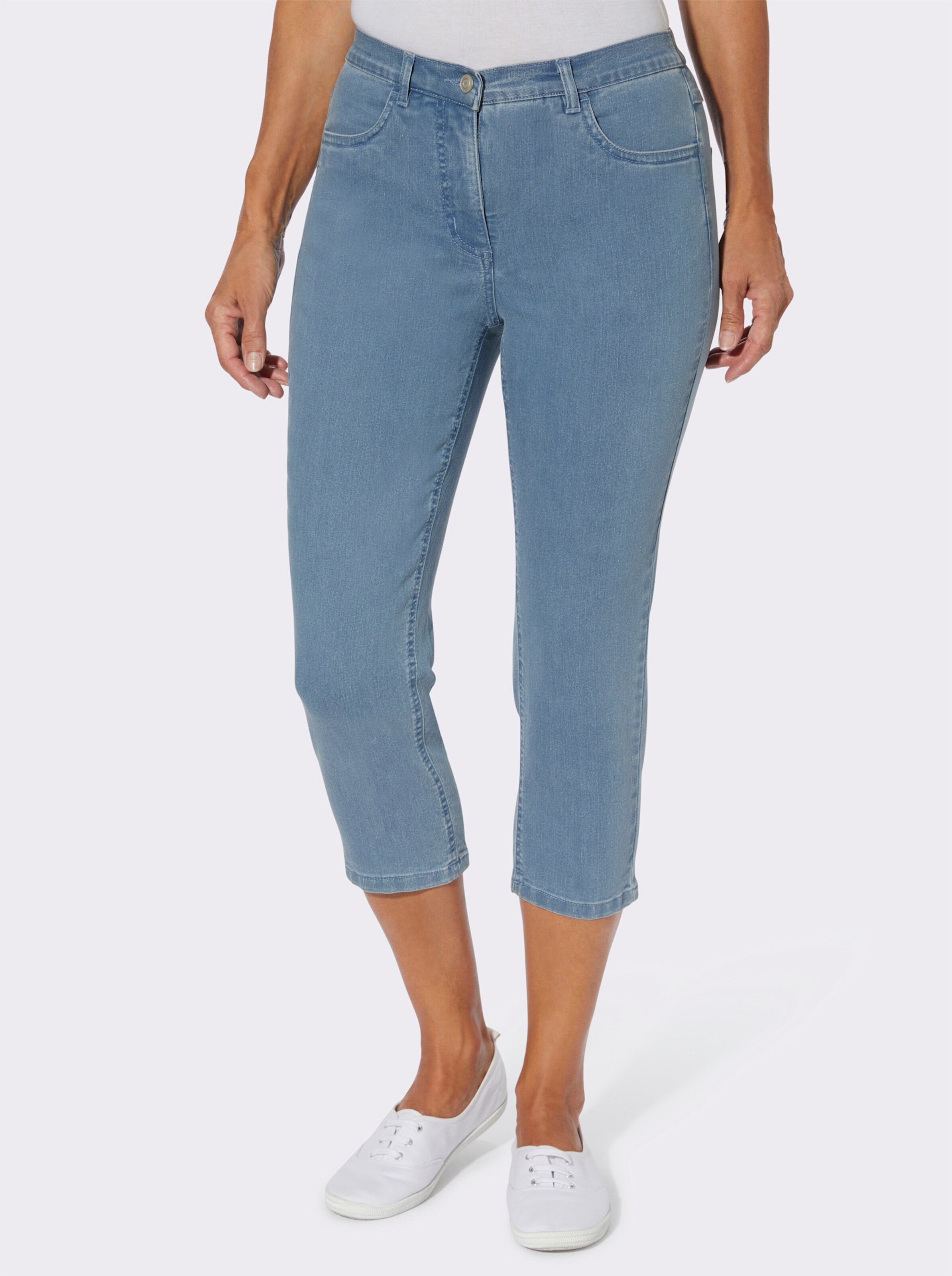 34-Jeans mit Zier-Schnürungen