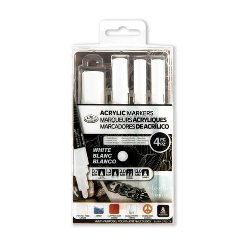 Royal & Langnickel® ACRYLIC MARKER – 4er Sets