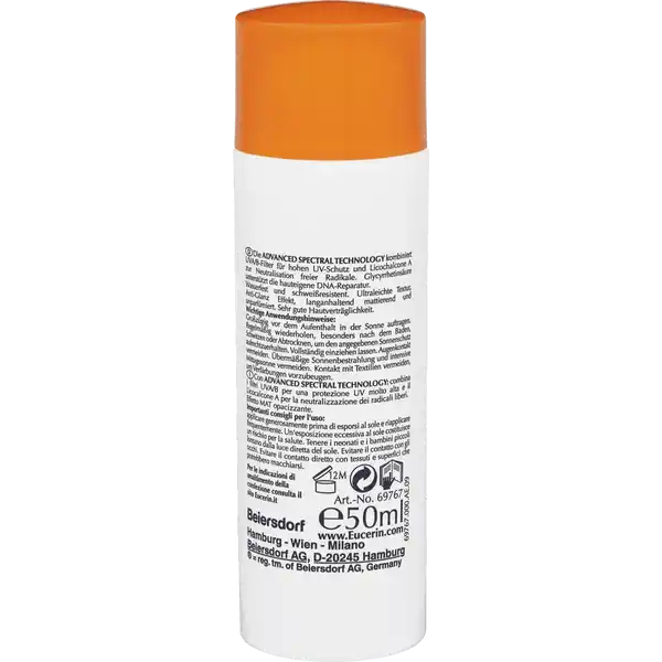 Oil Control Dry Touch Face Sun Gel-Creme LSF 50+