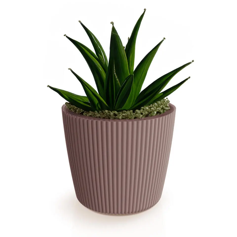 Prosperplast Plantenpot Buckingham - terra bruin - D34 cm