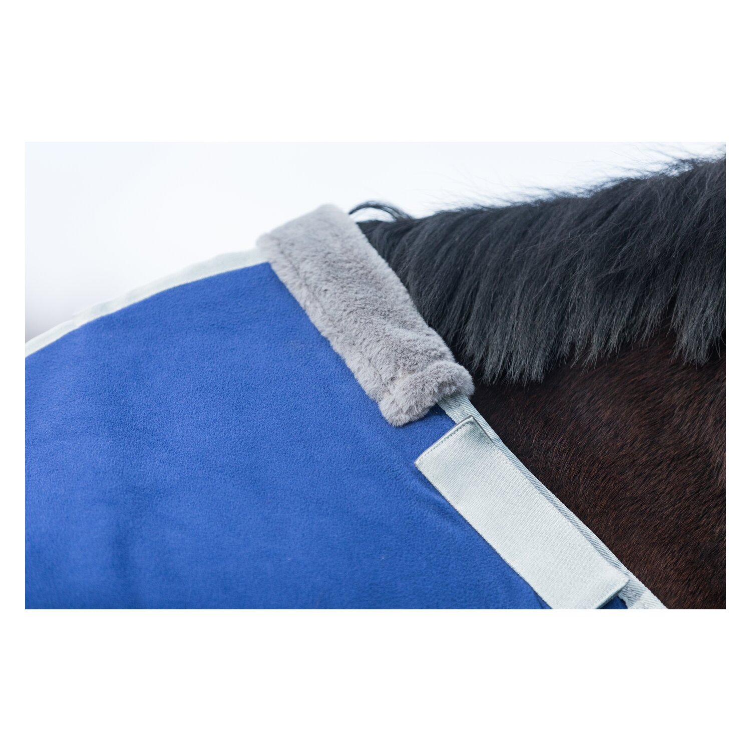 EQUINE-MICROTEC Abschwitzdecke Flanell Touch - twilight blue