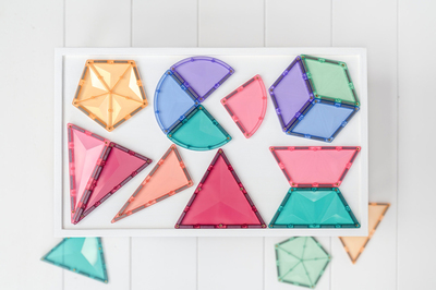 Connetix Magnetiske Byggeklosser Pastel Shape Utvidelsessett 48 Deler