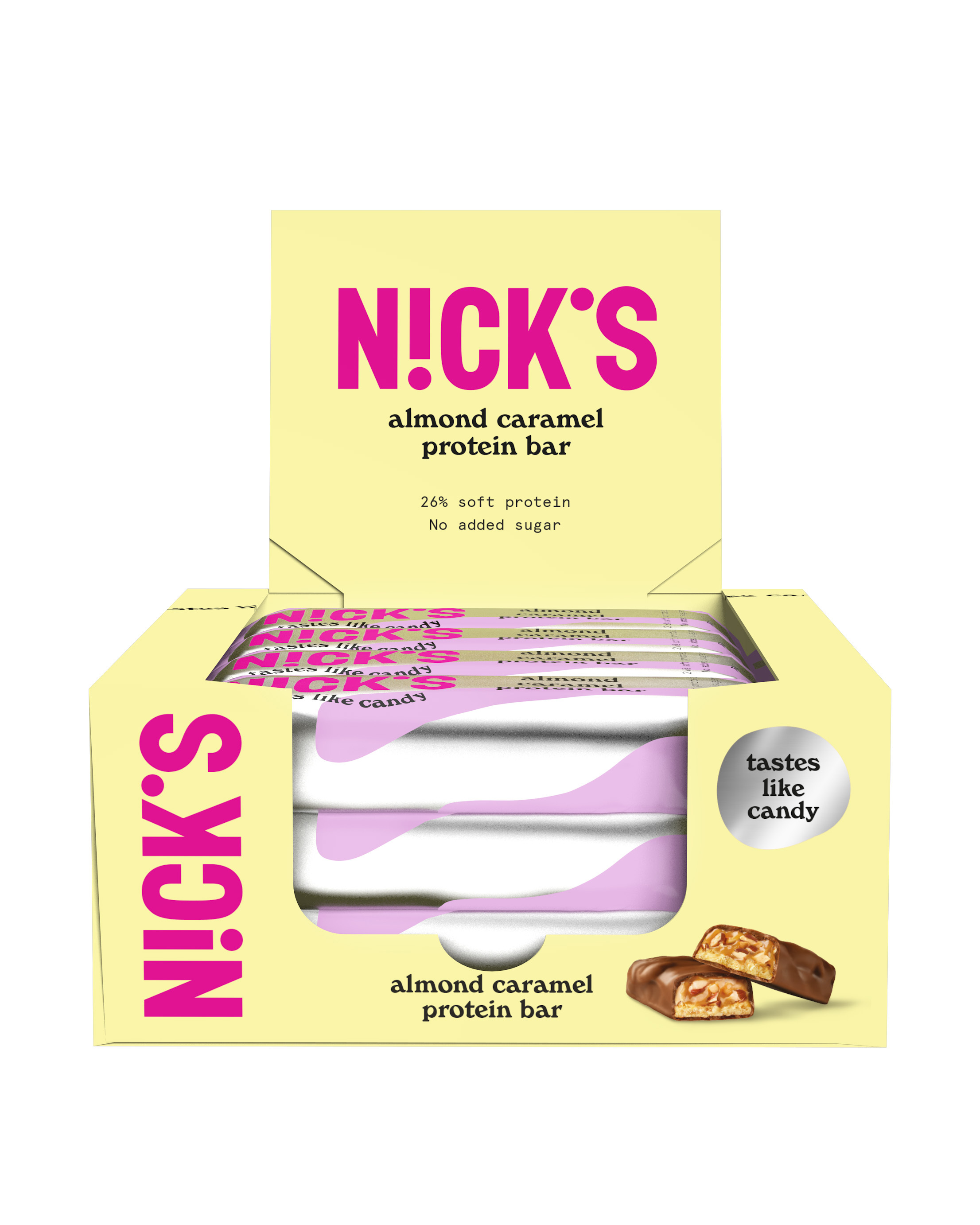 Nicks Protein Almond Caramel 12x50g