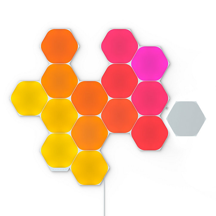Kit de démarrage Nanoleaf Shapes hexagones 15 panneaux LED