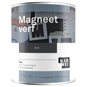 KARWEI magneetverf grijs 750 ml