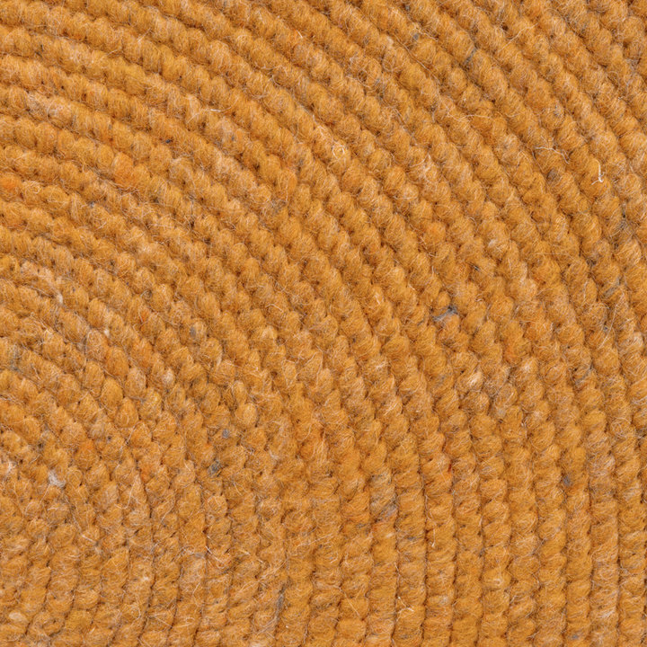 Rond wollen vloerkleed - Wise Geel | Kleur in huis brengen?