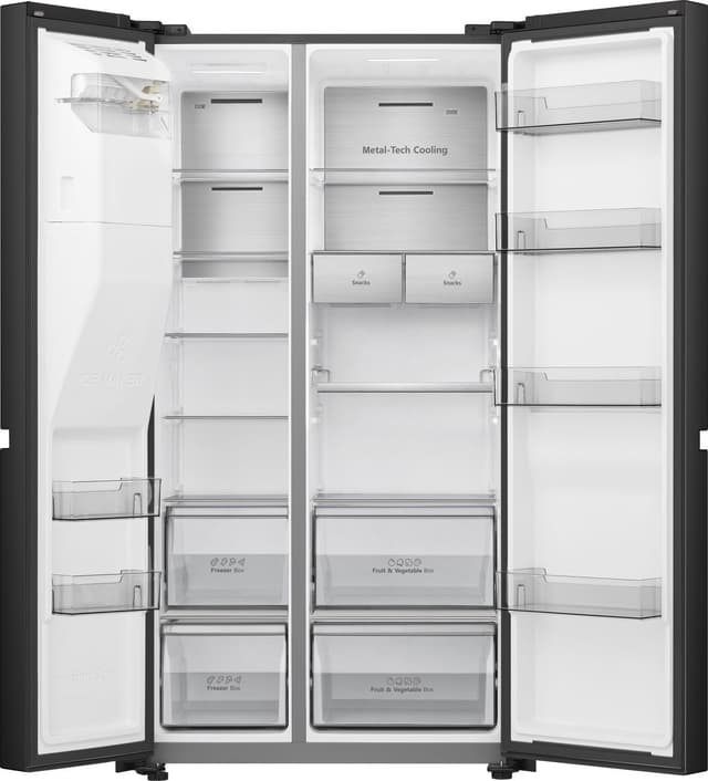 Hisense Side-by-side RS818N4IFE (Sort)