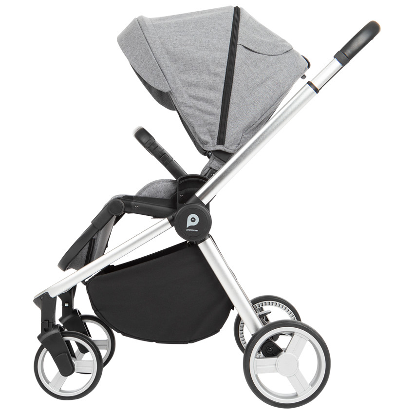 Poussette trio Tessa - Gris chiné