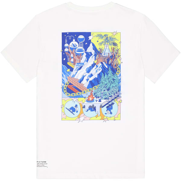 T-shirt PICTURE THE BLUE PRINT TEE NATURAL WHITE